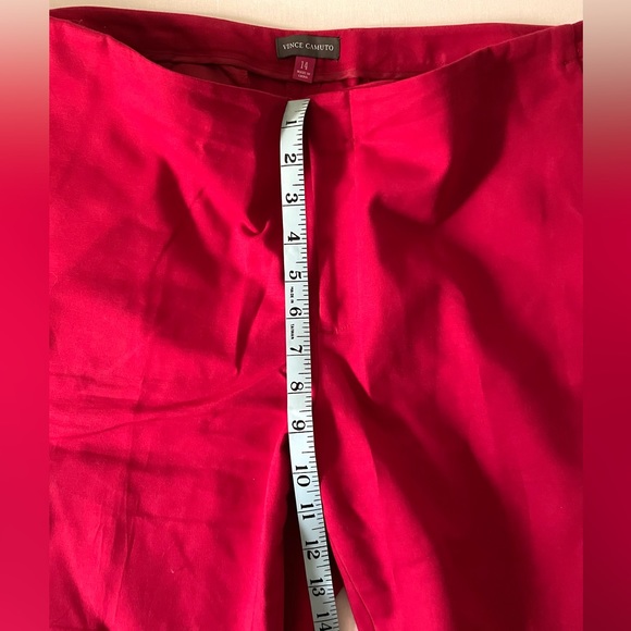 Vince Camuto Red Dress Pants Slacks Trousers 14 - Picture 4 of 5